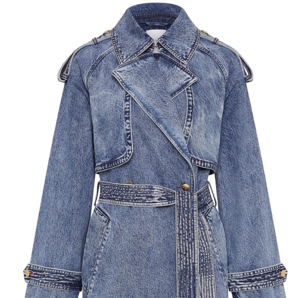 AJE STUDIO denim trench (NWOT) - Picture 1 of 6
